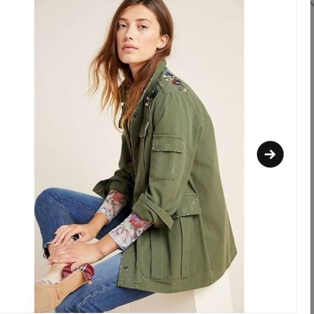 Anthropologie Military Jackets size M